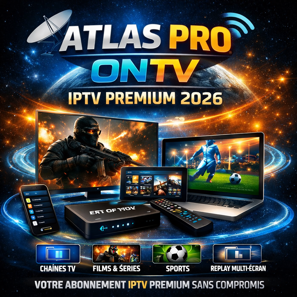 Atlas Pro ONTV Votre abonnement IPTV premium sans compromis (2026)