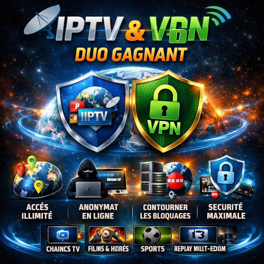 IPTV et VPN le duo gagnant pour une expérience sécurisée et sans limites